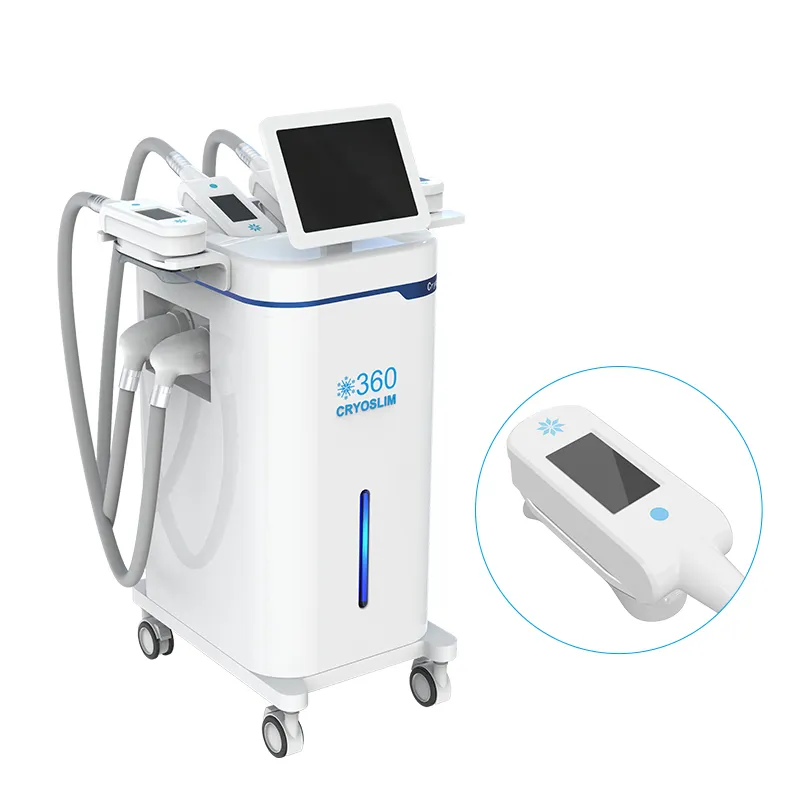 Cryolipolysis 360 Fat Burn Machine 1600W Alimentatore integrato ad alta efficienza energetica Vacuum dimagrante Apparecchiatura di bellezza