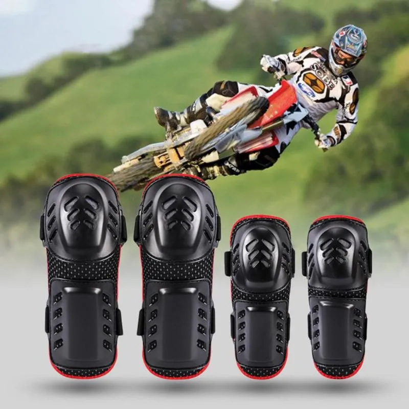 Knee Pads Elbow & 4PCS Motorcycle And Four-piece Suit Racing Protective Gear Off-road Riding Sports