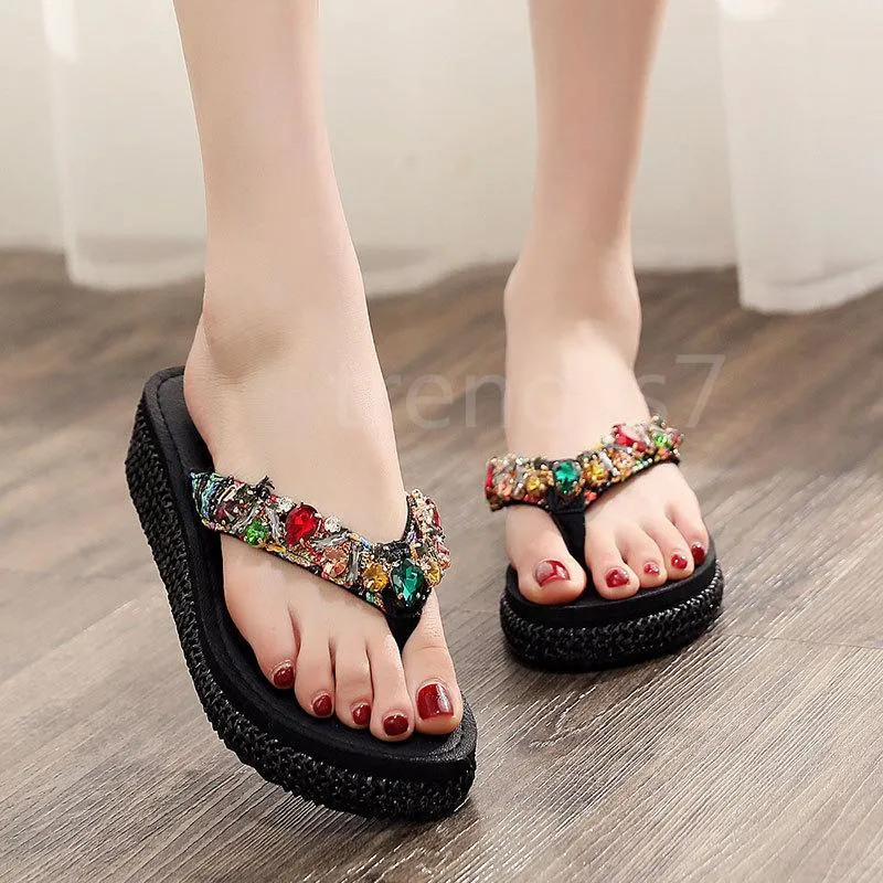 2021 Women`s Summer Water Drill Sandal Anti-slip Beach Shoes