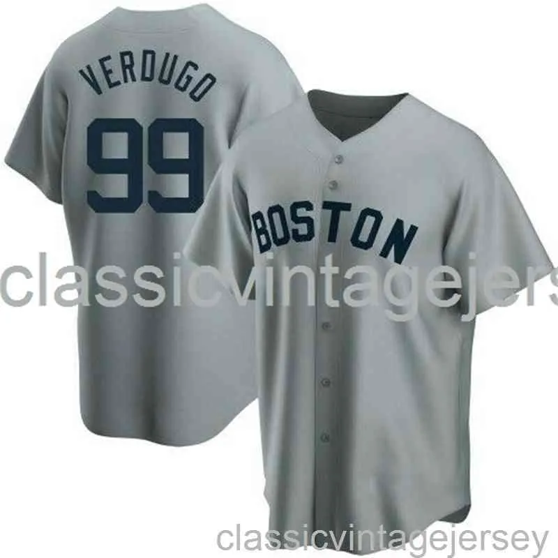 Alex Verdugo Grey Ver2 Baseball Jersey XS-6XL Stitched Men Women Youth Baseball Jersey