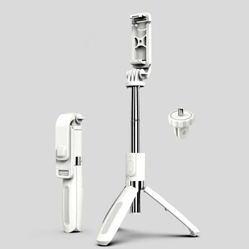 L02 Selfie Stick support de téléphone monopodes Bluetooth trépied pliable avec obturateur à distance sans fil pour Smartphone