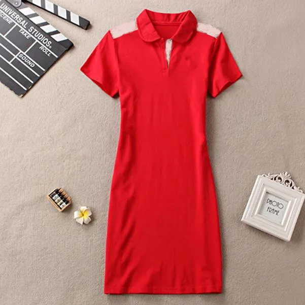 Women Summer Dress short Sleeve Casual Style Dresses Clothes