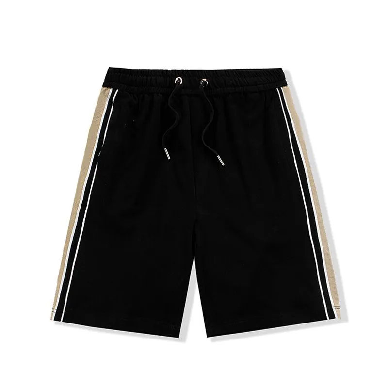 Summer Man Shorts with Geometric Letter Fashion Casual Short Pants Elastic Waist Mens Sports Cothings