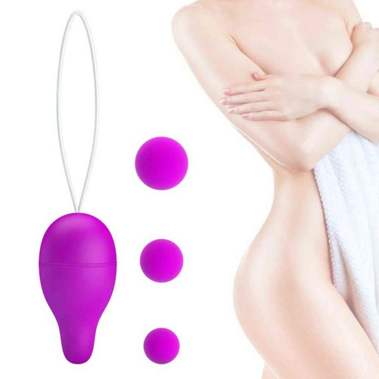 Eggs Portable Kegel Ball G spot Vaginal Tight Exercise Sex Toys for Women Clitoris Stimulator Machine Female Masturbation 1124