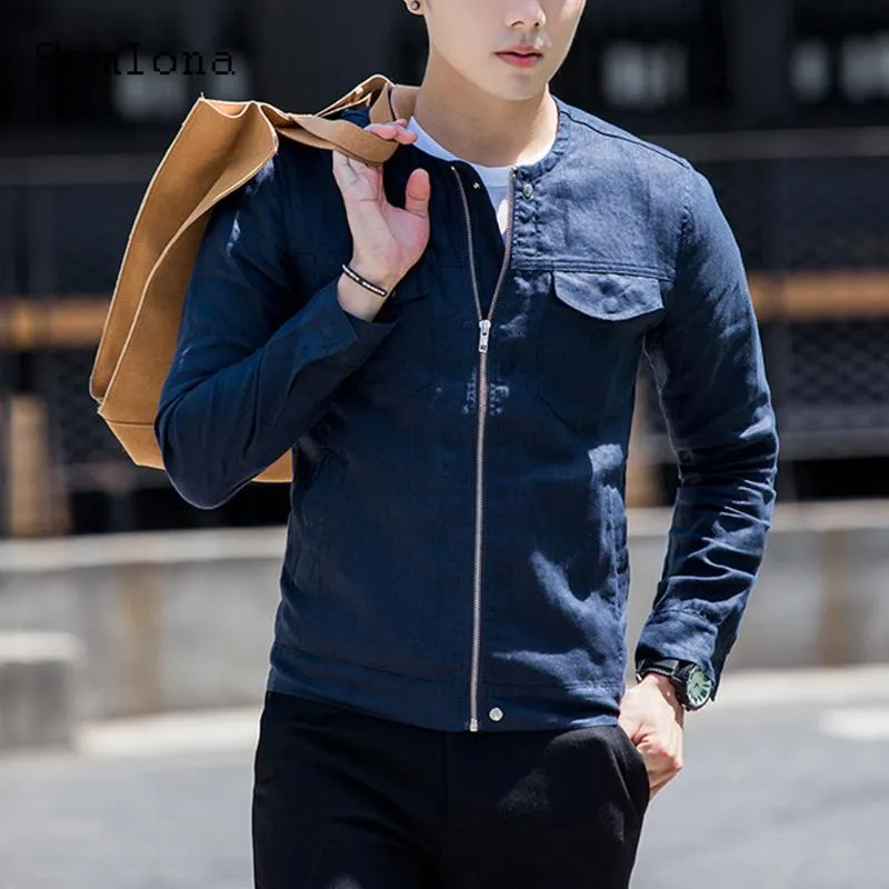 クーポン配布中 メンズジャケットメンズファッションリネンネイビーブラックレトロアウターセクシーな男性服21ヨーロッパとアメリカンスタイルの秋の上の秋の上のオーバーコート 公式ウェブストアで Vtech Computer Com