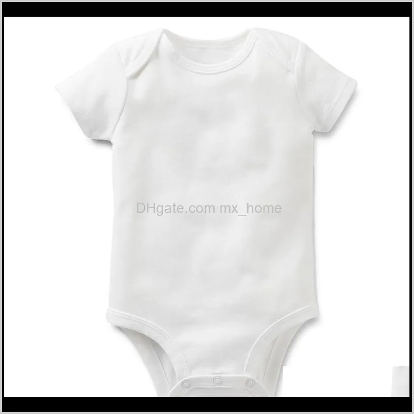 macacão de bebê macacão de bebê 100% algodão classe a cor sólida 7 cores manga curta triângulo romper bebê onesie 0-24m brazil