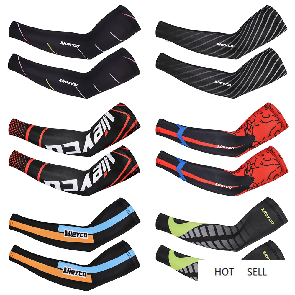 Game Arm Sleeves Cykelhylsor UV-skydd Running Cykling Varmare Sun