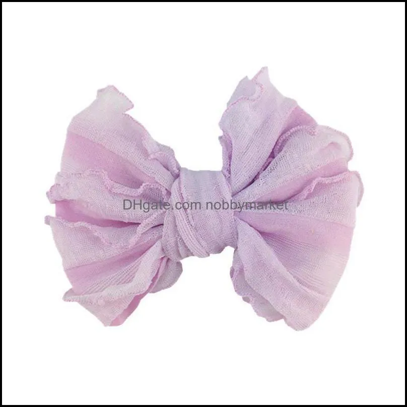 INS lace 4inch hair bows girls hair clips sweet baby BB clips handwork girls barrettes baby girls hair accessories fashion accessories