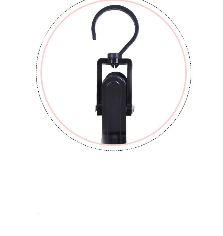 Vorhangstangen Duschstange Haken Aufhänger Weiß Schwarz Farbe Kunststoff Bad Drape Loop Verschluss Vorhänge Heimgebrauch Clips HHC7552