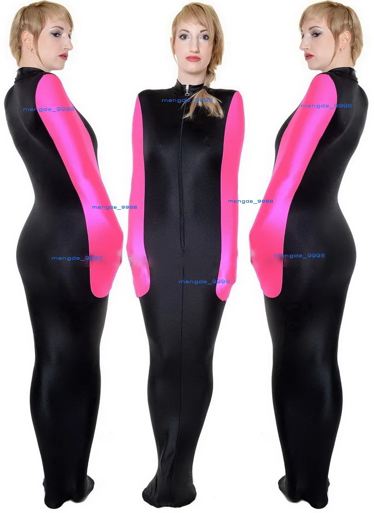 Sexiga män Kvinnor Mummi -kostymer Sovväska med inre armhylsor 19 Color Lycra Spandex Body Påsar Sleepsacks Catsuit Costume U244m