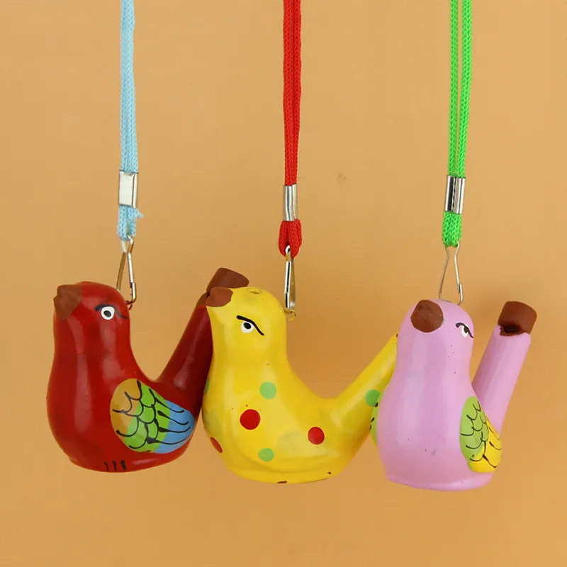 Ceramic Water Bird Whistle Waters Ocarina Song Novelty Items Home Decoration Kids Toys Gift Christmas Party Favor