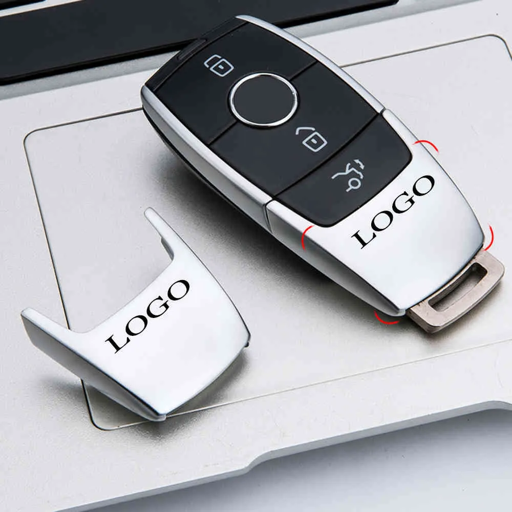 Auto Schlüsselanhänger Abdeckung Smart Zinklegierung Schlüsselabdeckung,  passend für Mercedes Benz W203 W204 W212 C180 GLK300 CLS CLK CLA SLK CSE