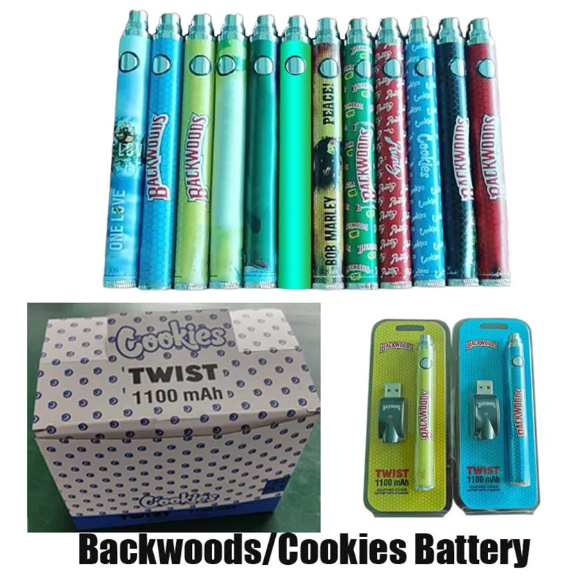 Backwoods Cookies Runtz Battery Blister Kit Bottom Twist 1100mAh