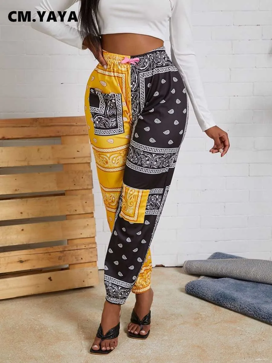 DHgate.com:Paisley Print Womens Jogger Pants - Fashion