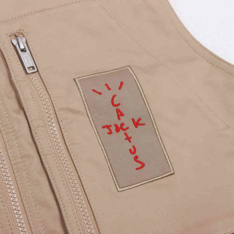 travis scott khaki vest