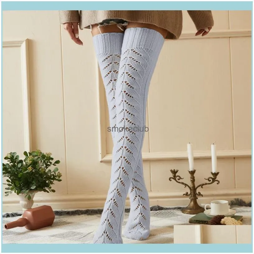 Sports Socks Winter Long Tube Thick High Knee-length Cotton Plus Velvet Thermal Terry Solid Color Women`s Calf