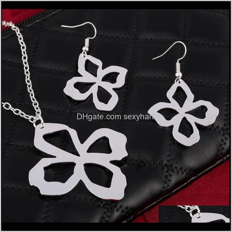 minhin new fashion jewelry set women multi styles design pendant necklace earrings set factory price charm jewelry sets