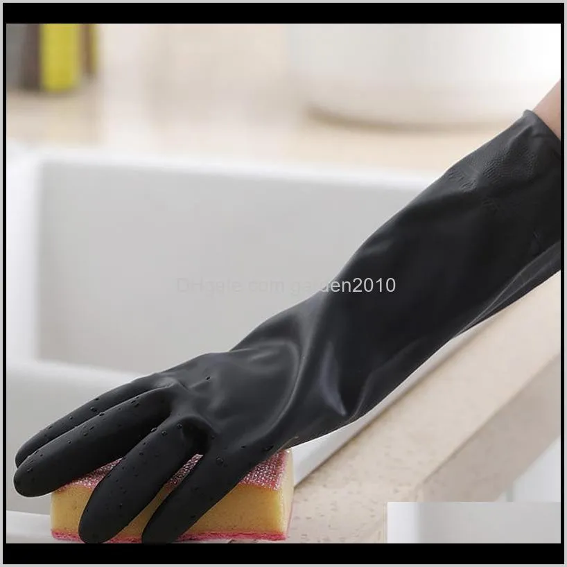 kitchen dish washing gloves household gloves dishwashing rubber washing clothes cleaning1