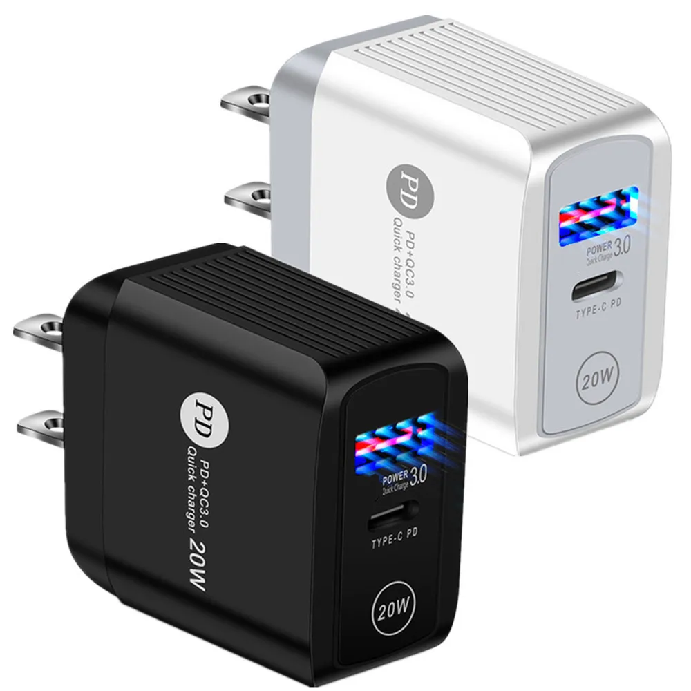 20W 25W Type C Fast Charger QC3.0 Power Adapter PD Wall Chargers For
