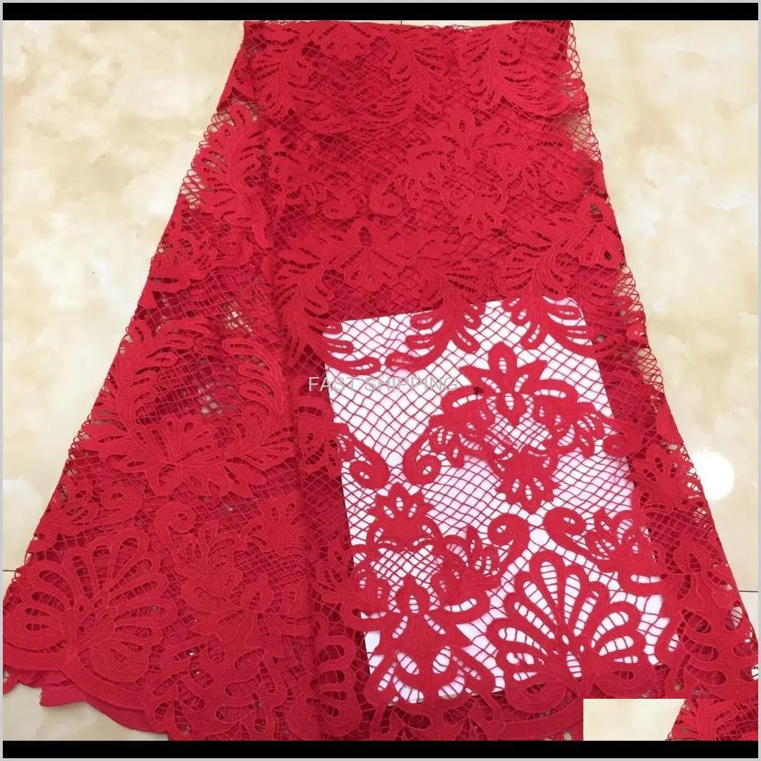 african guipure cord lace fabric high