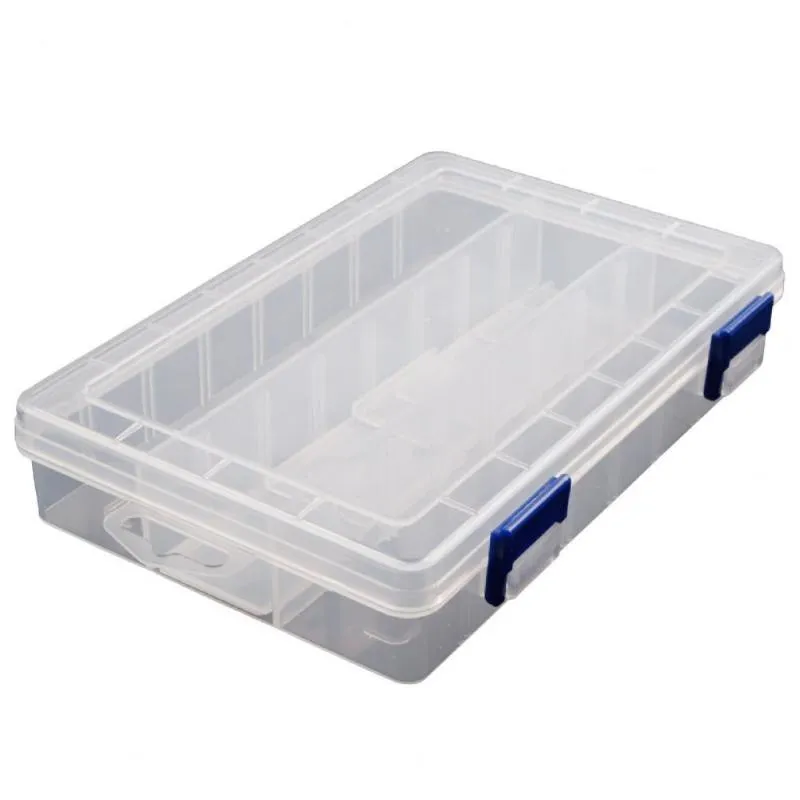 Портативная съемная многосетка PP пластиковая прозрачная рыболовная снасти для хранения коробки хранения аксессуары для хранения