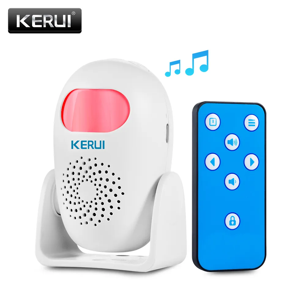 Kerui M120 Smart Home Security Alarm Ani-The-Theft PIR Детектор движения Беспроводной Дверной звонок Приветствую систему с дистанционным контроллером