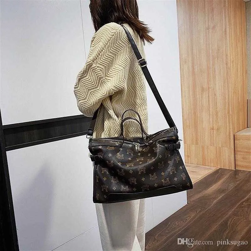 Pink sugao women tote bag designer shoulder handbag pu leather new fashion large crossbody bags outdoor travel bag wholesales