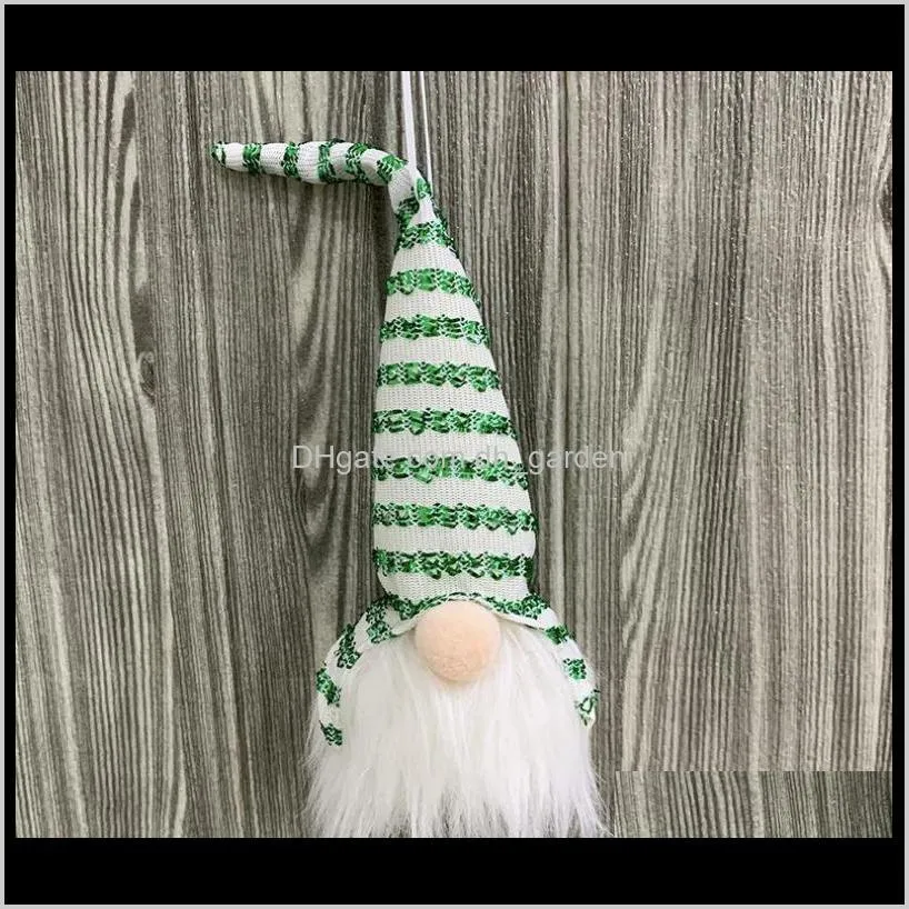 colors lighted christmas gnomes cloth sweidsh christmas santa gnomes elf home decorations tree hanging ornaments sn1992