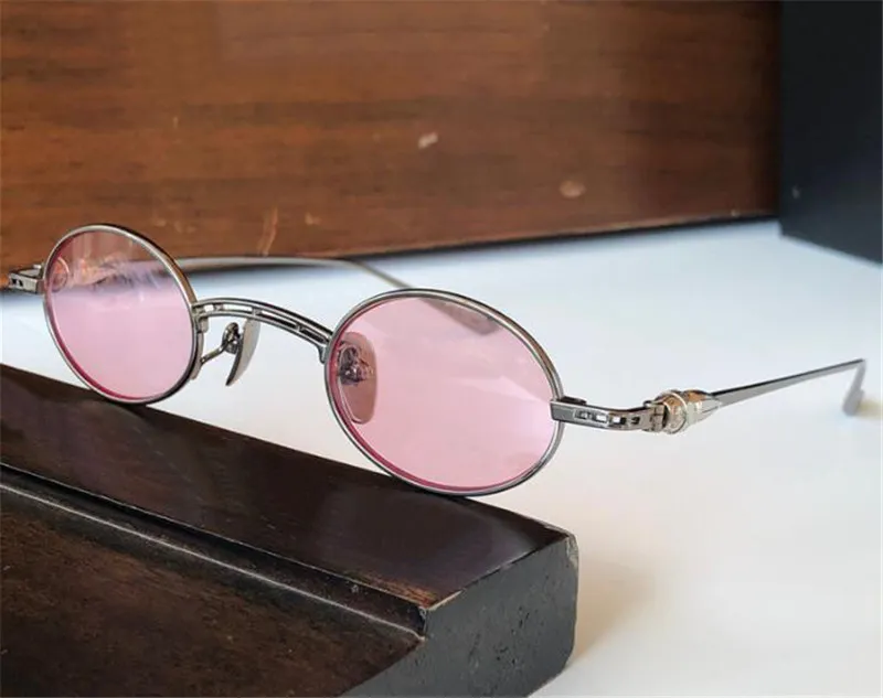 Vintage fashion design sunglasses LUX small oval frame delicate full metal frame simple and popular style uv400 protective glasses