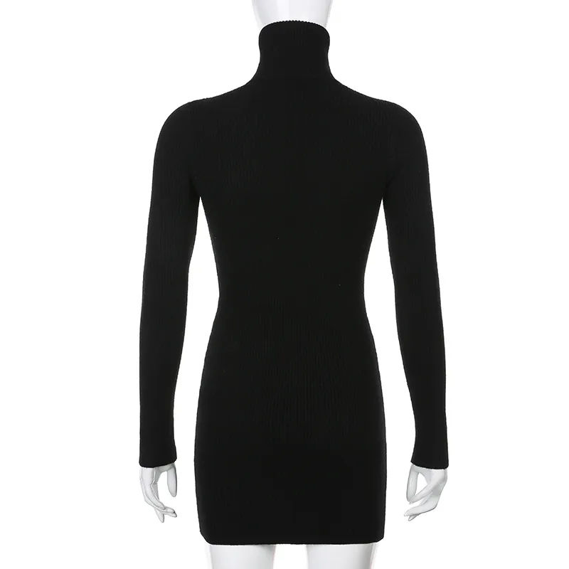 Solid Ribbed Knit Turtleneck ss Solid Ribbed Knit Turtleneck ss