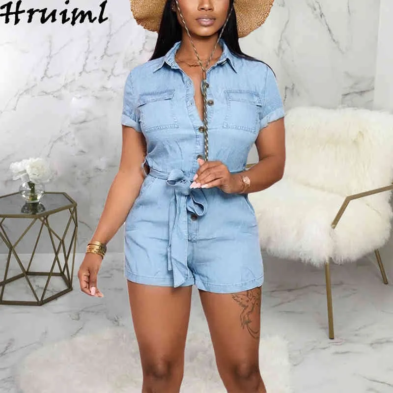 Summer Denim Bodycon Jumpsuit With Short Sleeves, Fashionable Overalls,  Denim Chair Sashes, And Shorts For Women Plus Size Streetwear Outfit 210513  From Jiao02, $22.01
