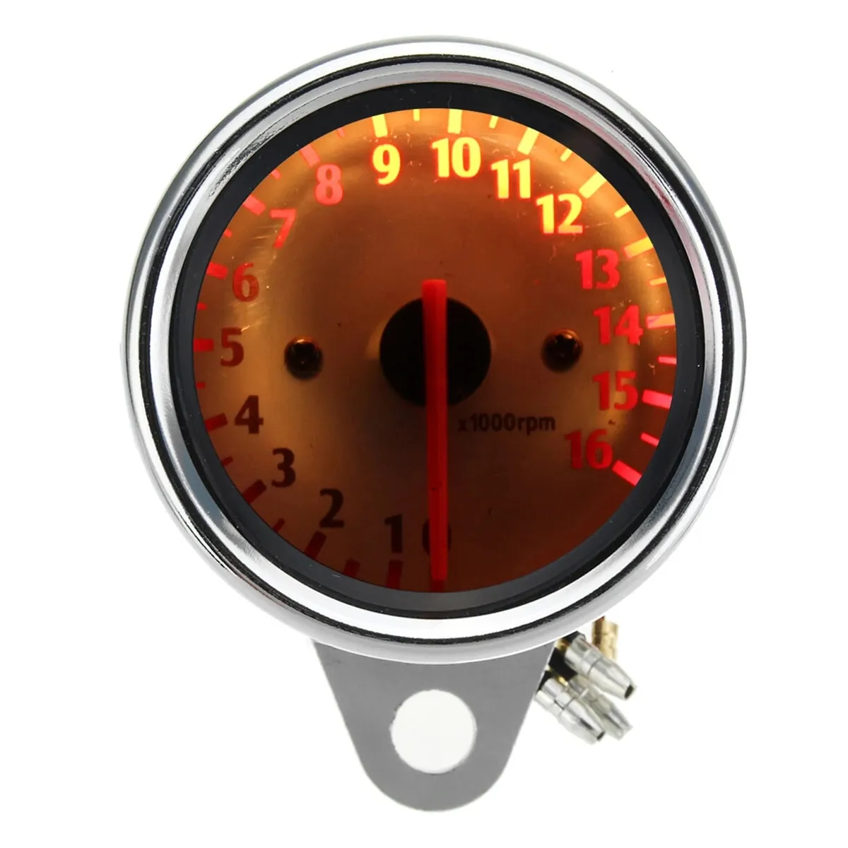 12V 16000RPM Motorcycle Tachometer Gauge Mechanica Universal From