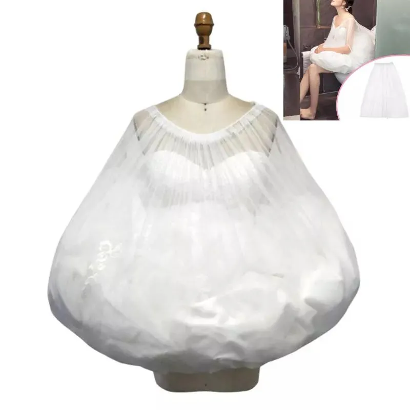 Spódnice Przyjazd Underskirt White S-XL Gathering Pomocnik Bridal Buddy Suknia Ślubna Suknia Slip Petticoat Uratuj Cię od Water Water