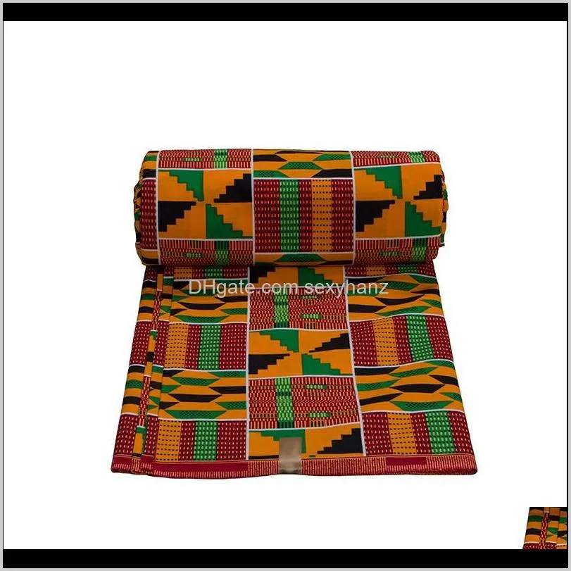ankara african polyester wax prints fabric 2021 binta real wax high quality 6 yards african fabric for handworking sewing
