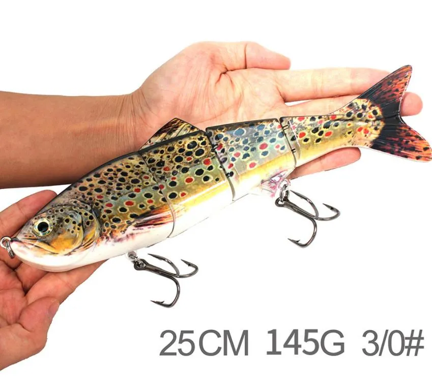 Lures Sports & Outdoors Drop Delivery 2021 Fishing Baits D4C Big Size 250Mm 145G Hard Plastic Multi Jointed Swim Crankbaitfishinglure