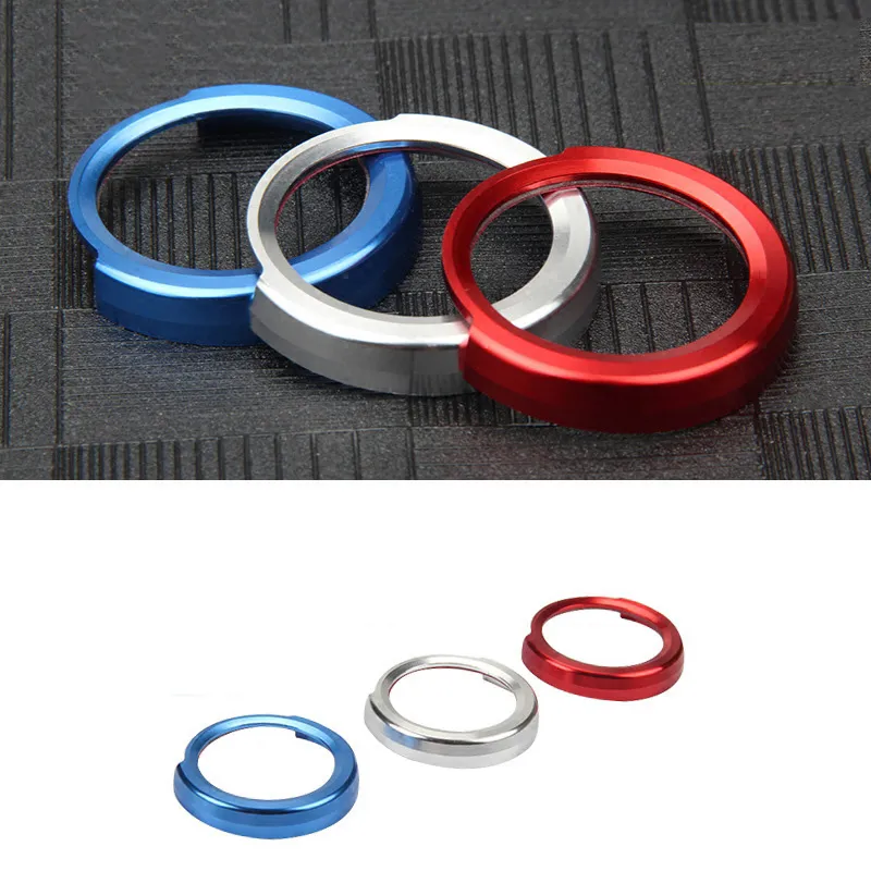 Car Switch Button Ring Stickers Decorative Start Engine Sticker For BMW 1 2 3 4 Series New X1 Interior Accessories