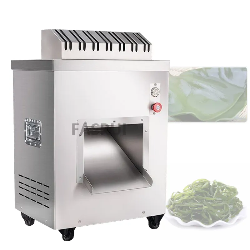 Commercial Meat Slicer Cube Mincing Machine Stainless Steel Flaky Cutting Electric Cutter