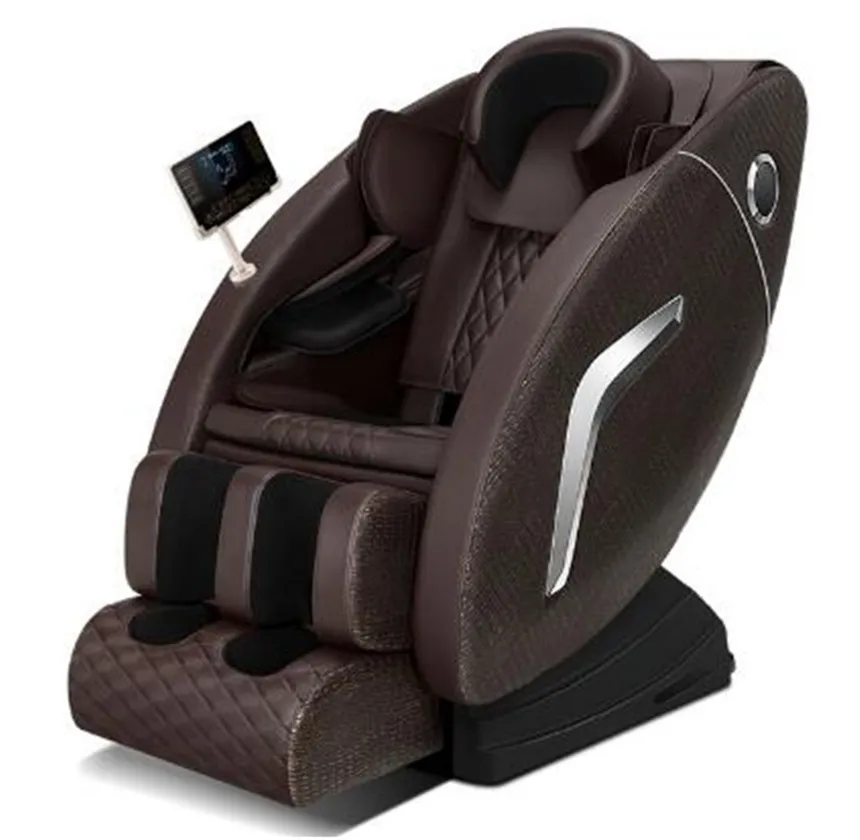 2021 Cadeira de massagem de luxo Automatic Shiatsu amassar bola de esferas elétrica zero gravidade aquecida home body care 4D R5-2C cadeiras