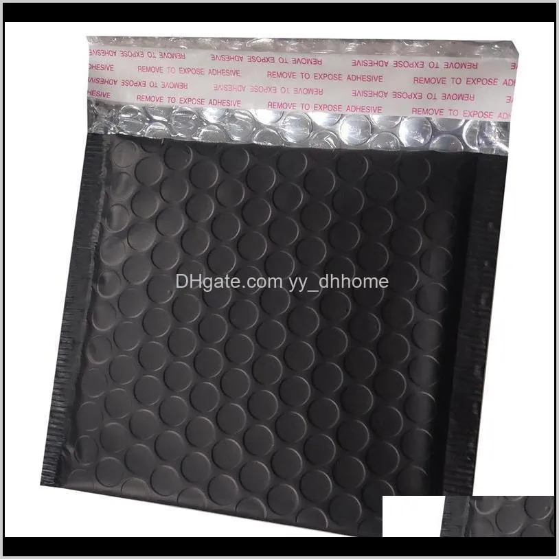 100 black bubble mail envelope mail bag self-sealing foam aluminum foil express bag waterproof bubble