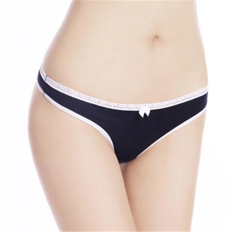 3 Pack Women Ice Silk G-string Briefs Panties Seamless Thongs Underwear  Lingerie 