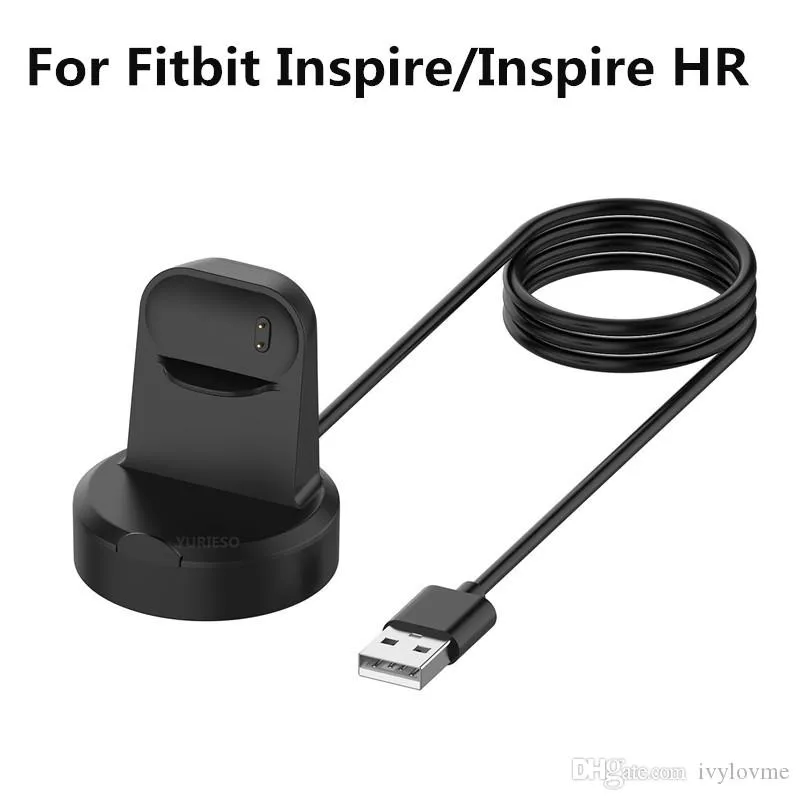 Evrensel Manyetik Şarj Dock USB Kablosu için Fitbit Inspire / Inspire HR Bileklik Yedek Evrensel Hat Hızlı Şarj Kablosu