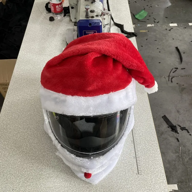 Housse De Casque De Moto De Noël, Couvre Casque De Moto En Coton