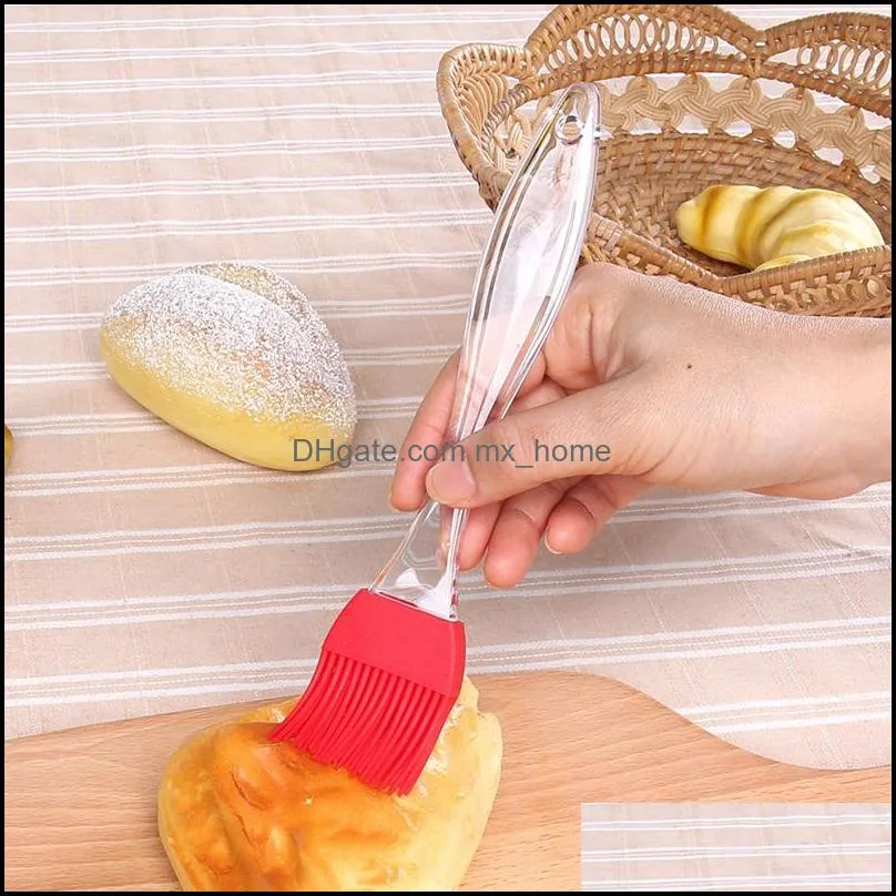 Silicone Butter Brush High Temperature Resistance BBQ Oil Brush Cook Pastry Grill Food Bread Basting Brush Bakeware Kitchen Tool DBC