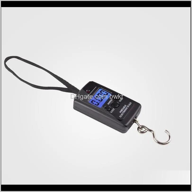 40kg electronic scale lcd monitor hook luggage fishing weight scale home portable airport electronic scale sz555