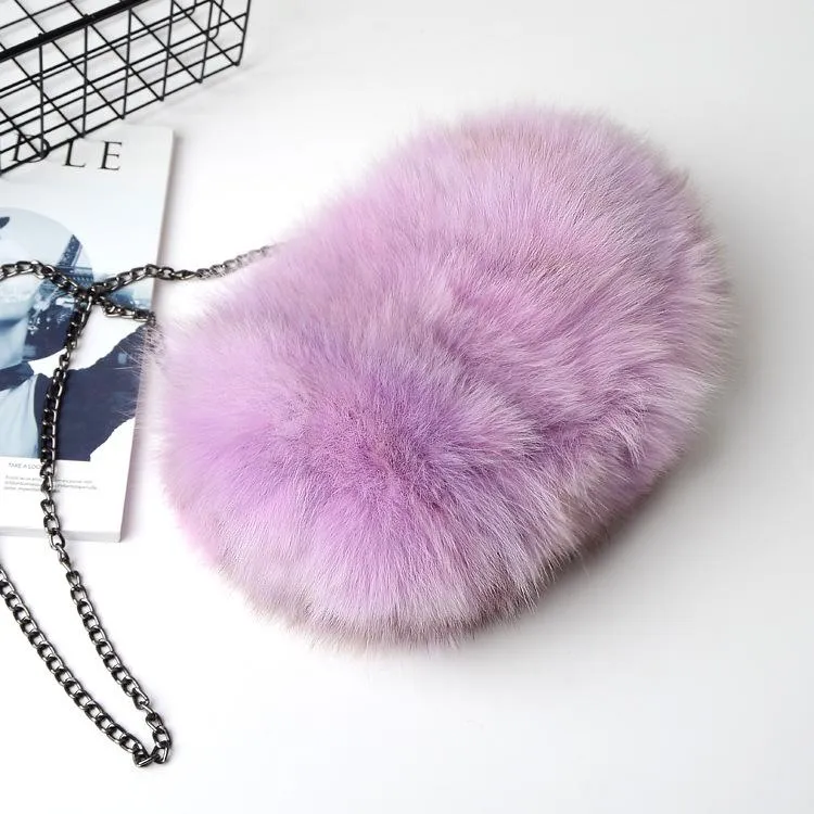Bag Parts & Accessories 2021 Luxury Real Fur Multicolor Fashion Women