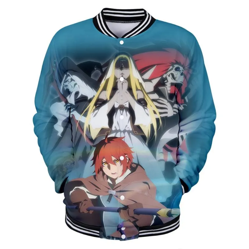 Erkek Ceketler Faray Paladin Beyzbol Kadınlar / Erkekler 3D Moda Anime Ceket Harajuku Casual Streetwear Giysileri