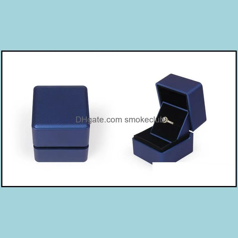 Gift Wrap High Archives Ring Box Led Propose Packing Creative Wedding Valentine`s Day Jewelry Romantic Present