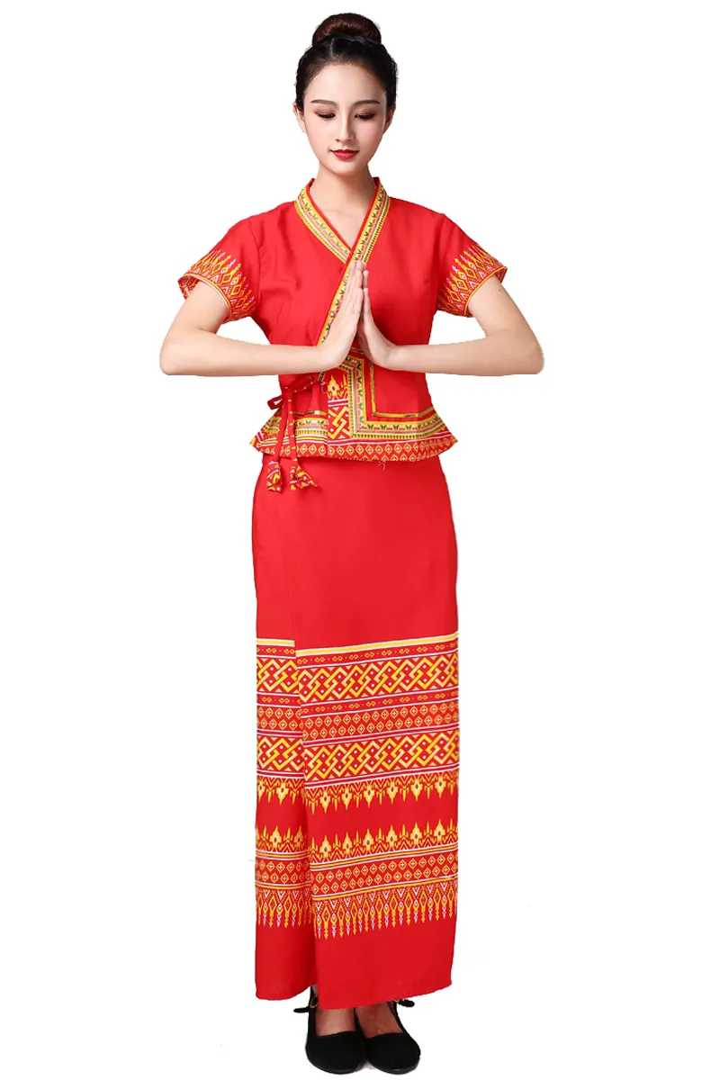 Asia Pacific Women Clothing Tailandia India Estilo Tradicional Ropa De  Verano Festival De Vestimenta Vestido Lady Elegant Asia Disfraz Étnico De  60,14 € | DHgate, image size:800x1200