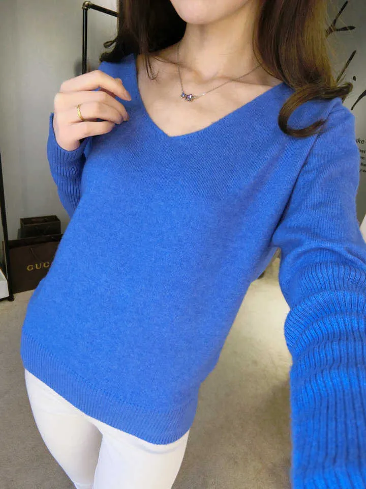 LOWEST-PRICE-Fashion-Women-s-Pullover-Sweater-Lady-V-neck-Batwing-Sleeve-Cashmere-Wool-Knitted-Solid (1)