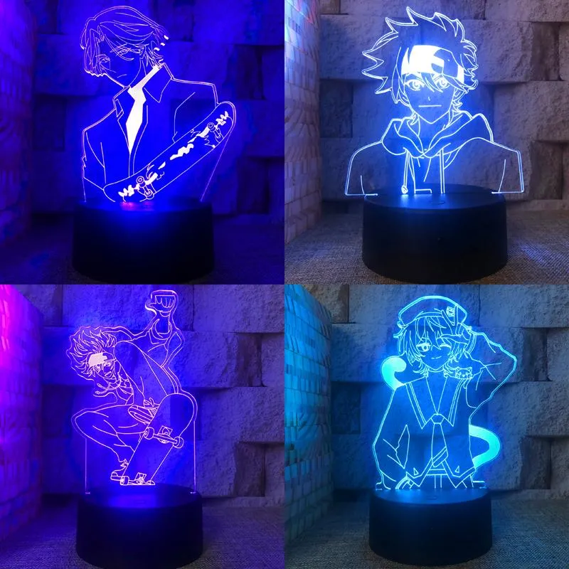 Night Lights Sk8 The Infinity Light Boy Bedroom Decoration LED ...